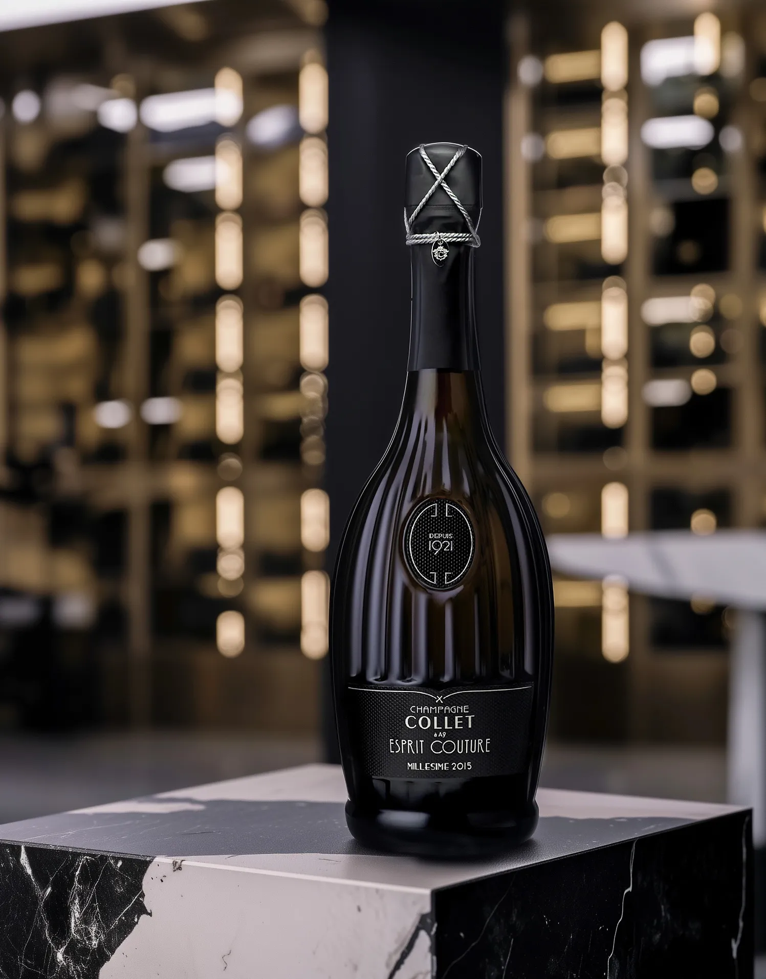 esprit couture bouteille luxe champagne collet 1